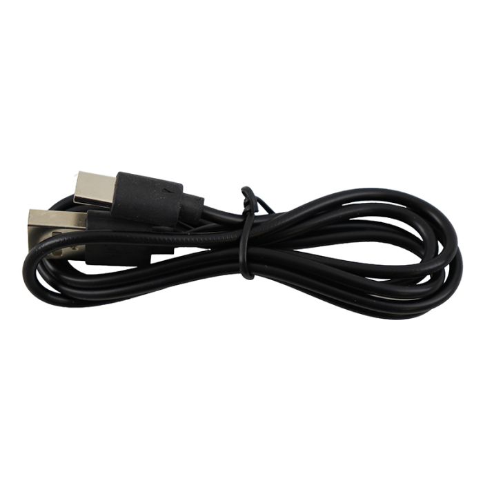 Modern uppladdningsbar vägglampa svart, Rodigo, 1W, 3000K LED, IP44