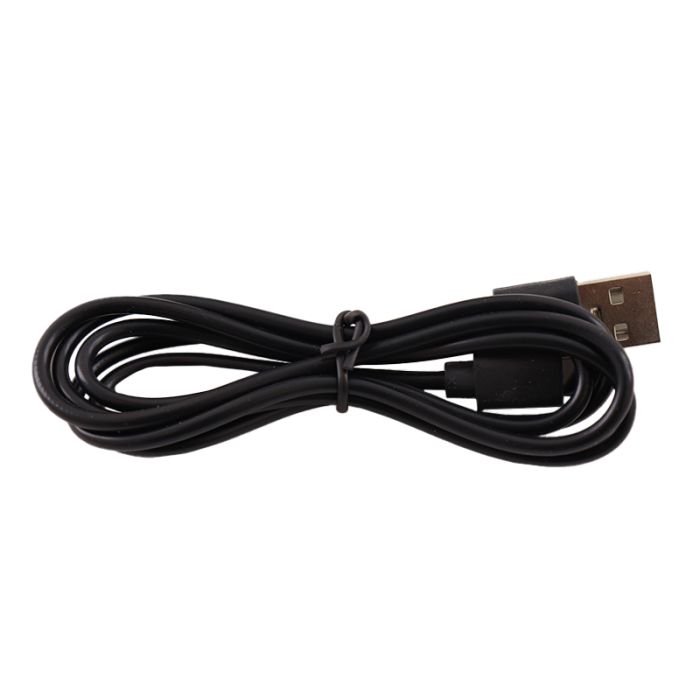 Modern uppladdningsbar vägglampa svart, Dion, 1W, 2700K LED, IP44