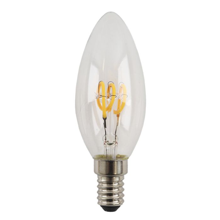 Dimbar Olucia E14 kronljuslampa LED Tuelo, 2W, 2700K