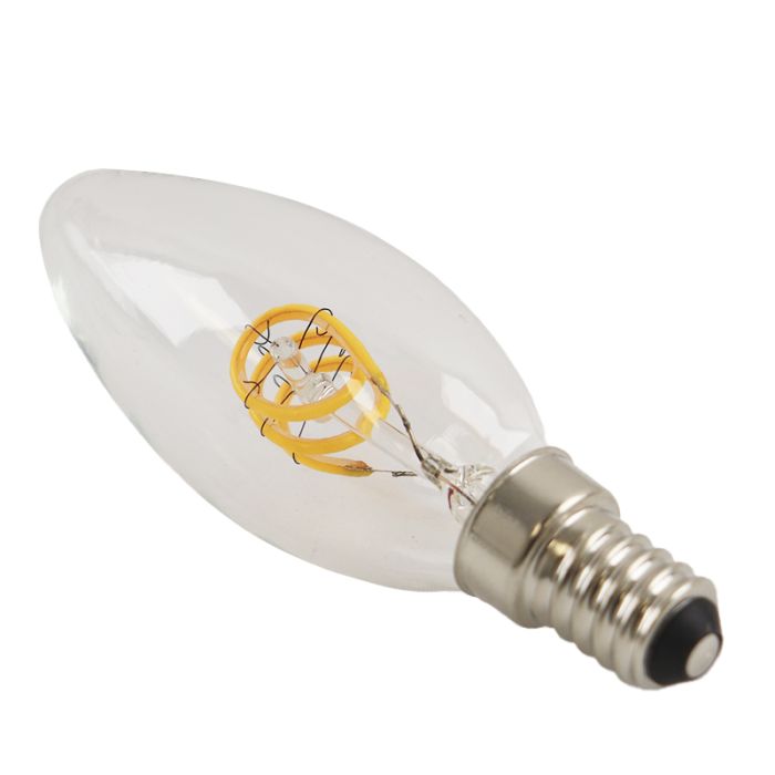 Dimbar Olucia E14 kronljuslampa LED Tuelo, 2W, 2700K