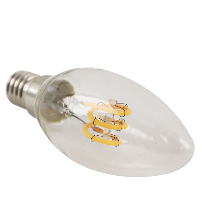 Dimbar Olucia E14 kronljuslampa LED Tuelo, 2W, 2700K