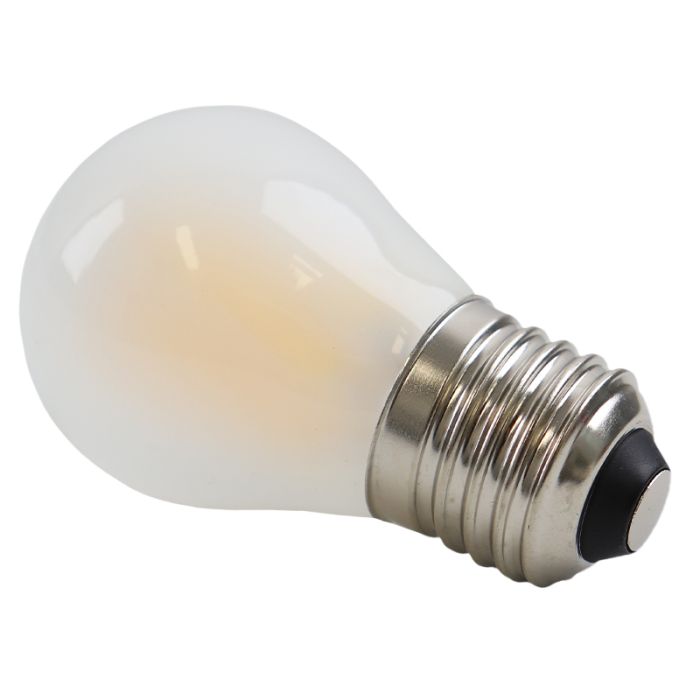 Dimbar Olucia E27 filamentlampa Carel, P45, 5W, 2700K