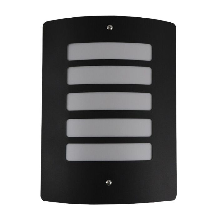 Modern utomhus vägglampa med skymningssensor svart, Manuel, IP44