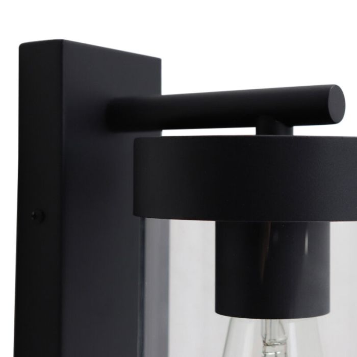 Modern utelampa svart, Musa, IP44