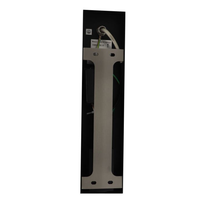 Modern utomhus vägglampa med rörelsesensor svart, Musa, IP44