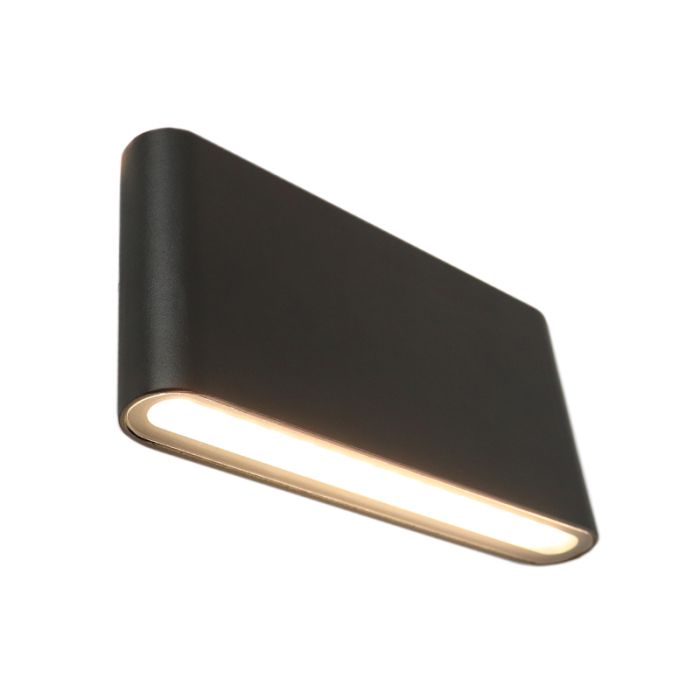 Modern utelampa svart, Cailey, 10W, 3000K LED, IP54