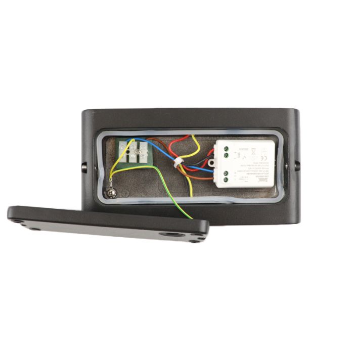 Modern utelampa svart, Cailey, 10W, 3000K LED, IP54