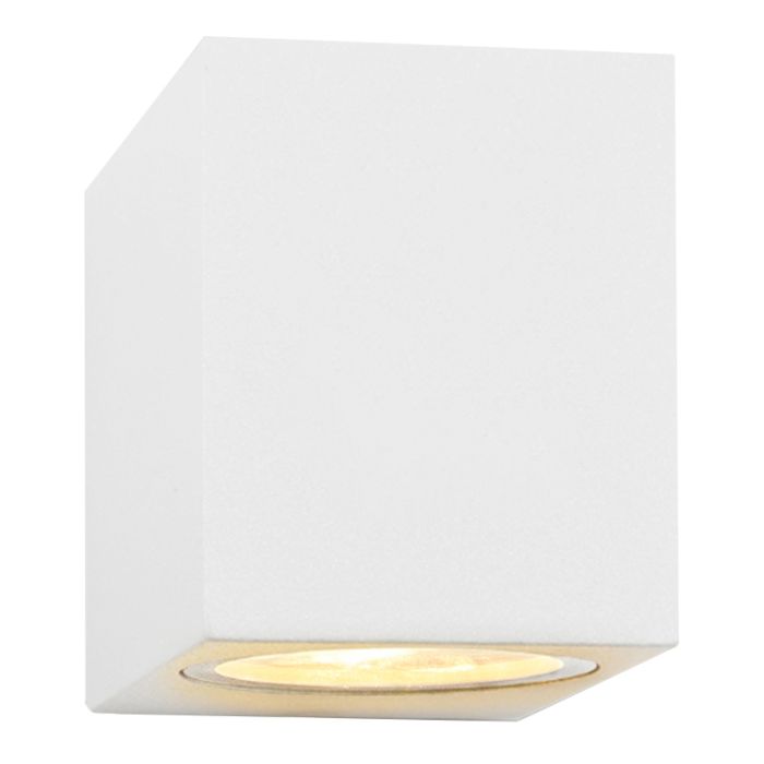 Aluminium utelampa vit, Corella, IP44