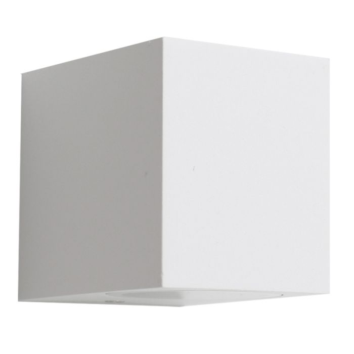 Aluminium utelampa vit, Corella, IP44