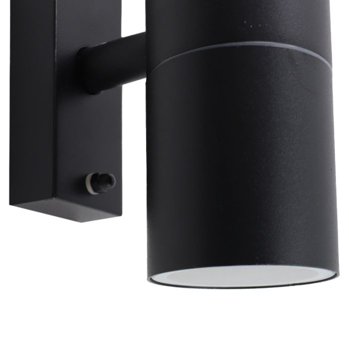 Modern utelampa svart, Pedro, IP44