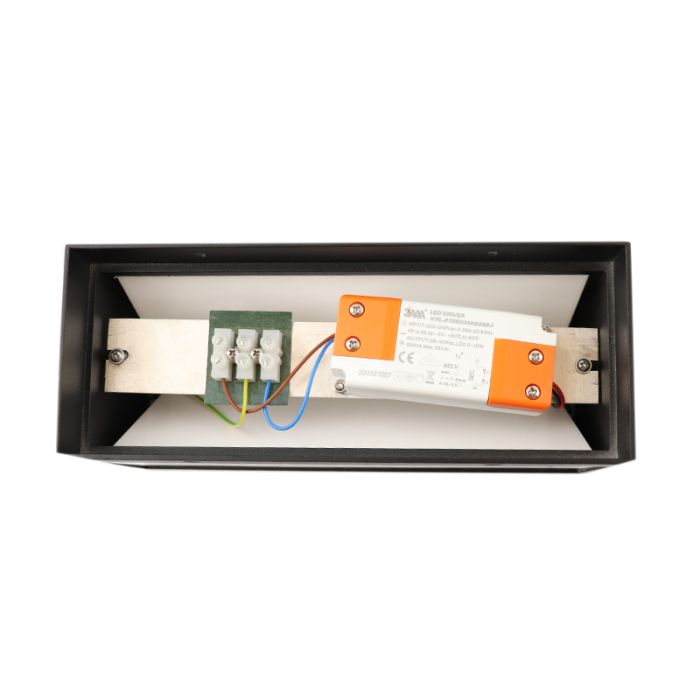 Modern utelampa svart, Cailey, 10W, 3000K LED, IP54