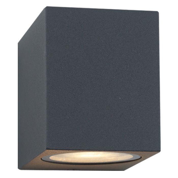 Modern utelampa antracit, Corella, IP44