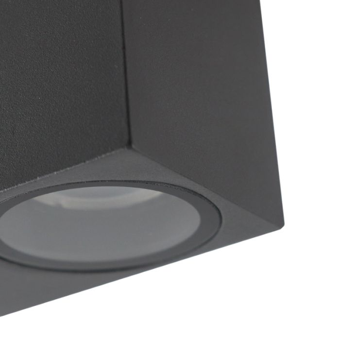 Modern utelampa antracit, Corella, IP44
