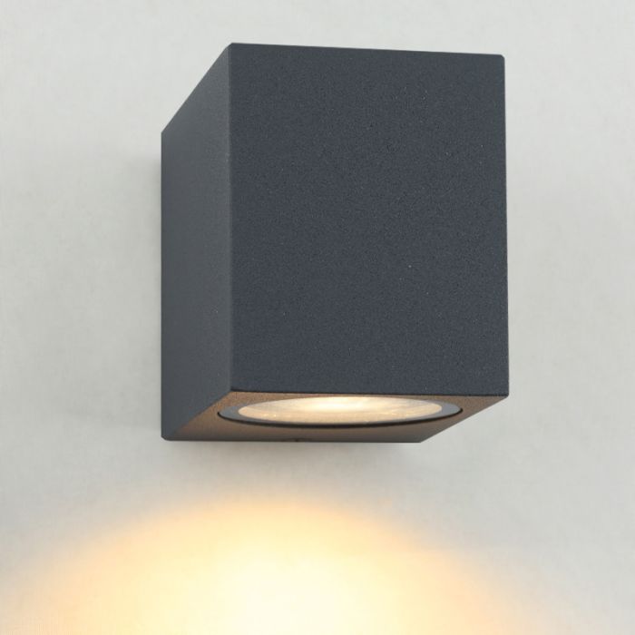 Modern utelampa antracit, Corella, IP44