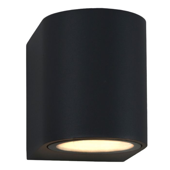 Modern utelampa svart, Corina, IP44