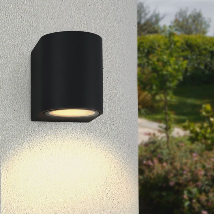 Modern utelampa svart, Corina, IP44