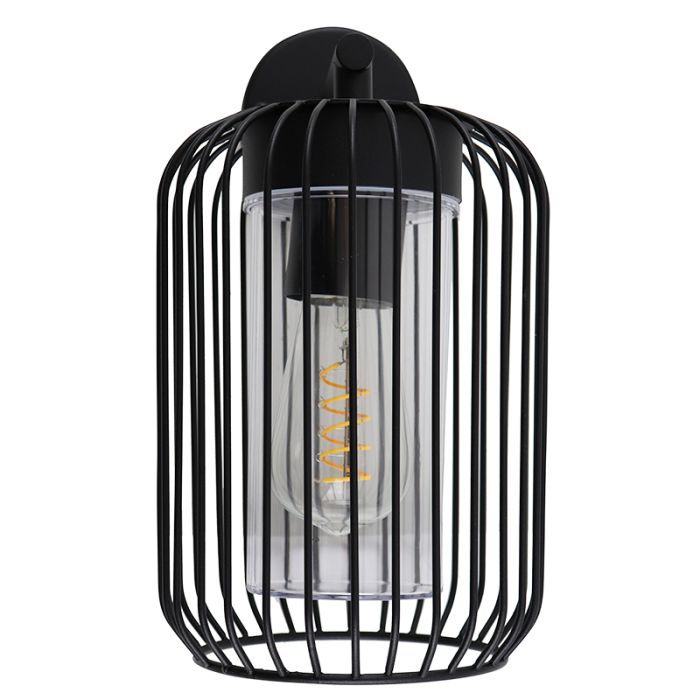 Modern utelampa svart, Enya, IP44