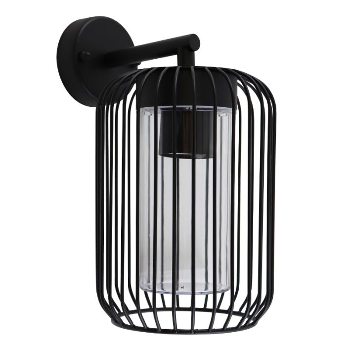 Modern utelampa svart, Enya, IP44