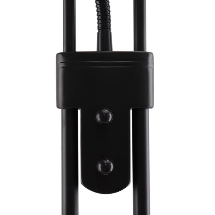 Modern läslampa golv svart, Salvador, 18W, 3000K LED, med brytare