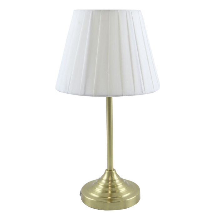 Klassisk bordslampa mässing, Jivan, med brytare