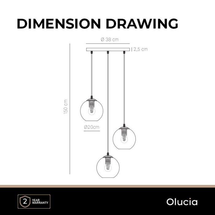 Design fönsterlampa grå, Giada