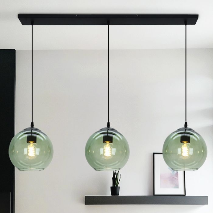 Design fönsterlampa grön, Giada