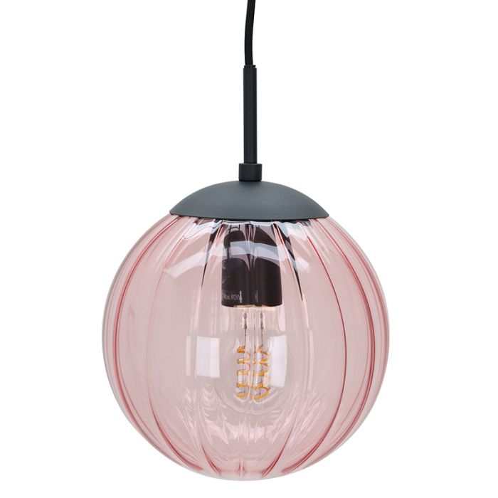 Retro fönsterlampa rosa, Rifka