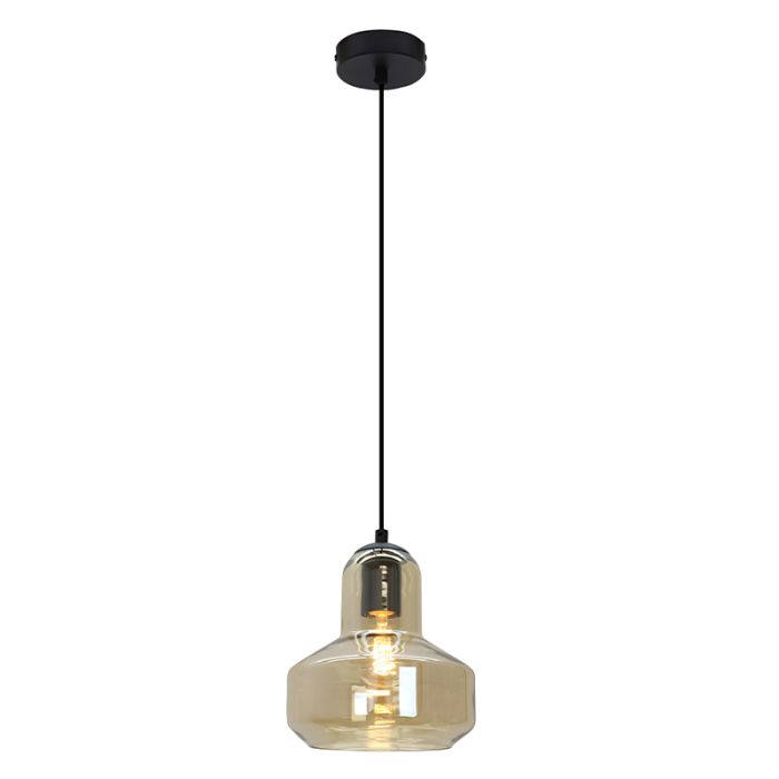 Design fönsterlampa bärnstensfärgad, Sabina