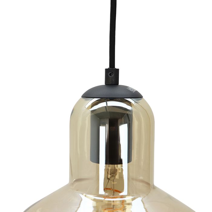 Design fönsterlampa bärnstensfärgad, Sabina