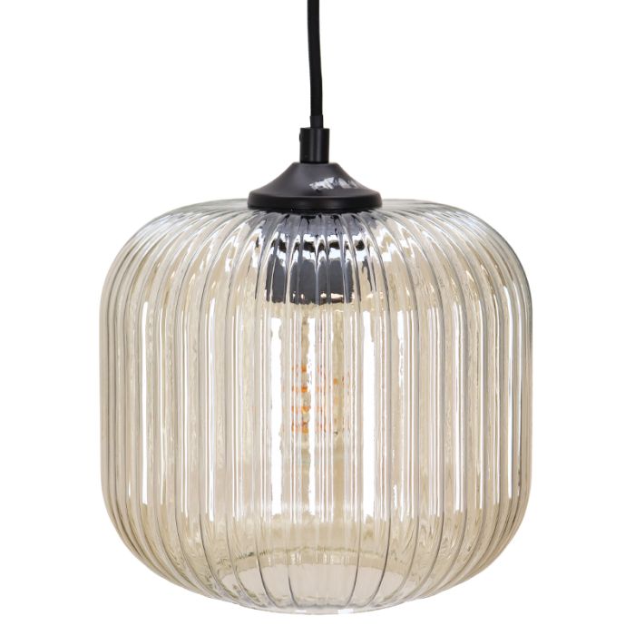 Design fönsterlampa bärnstensfärgad, Charlois