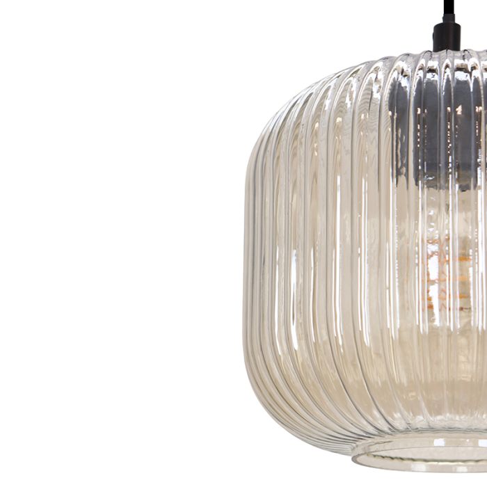 Design fönsterlampa bärnstensfärgad, Charlois