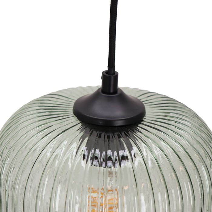 Design fönsterlampa grön, Charlois