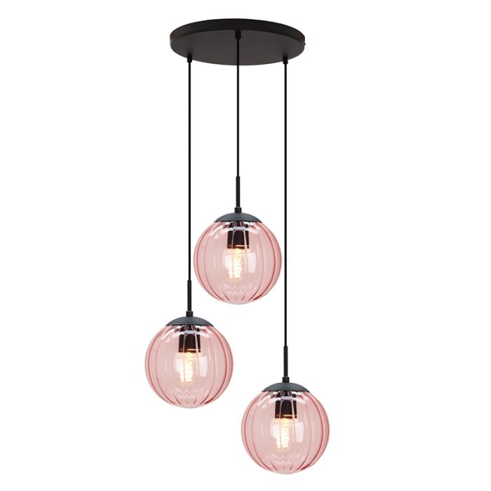 Retro fönsterlampa rosa, Rifka
