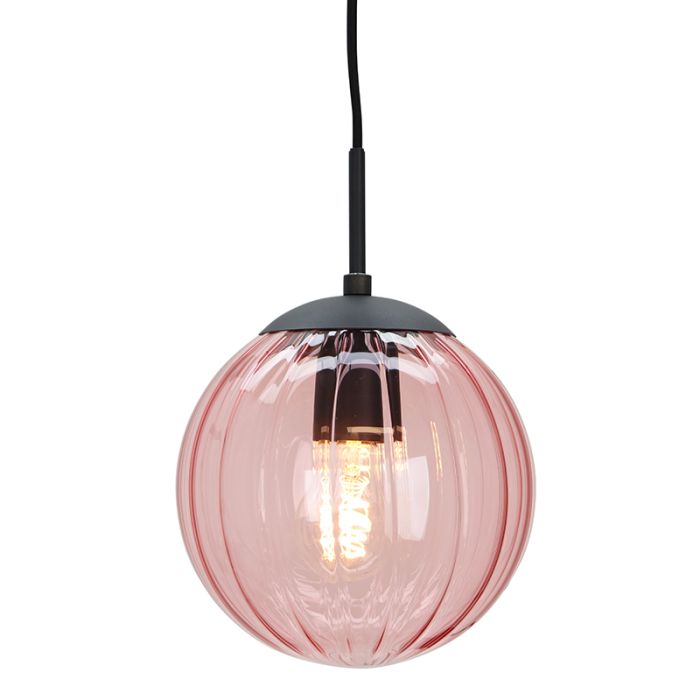 Retro fönsterlampa rosa, Rifka