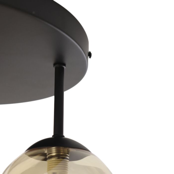 Design taklampa bärnstensfärgad, Stacy