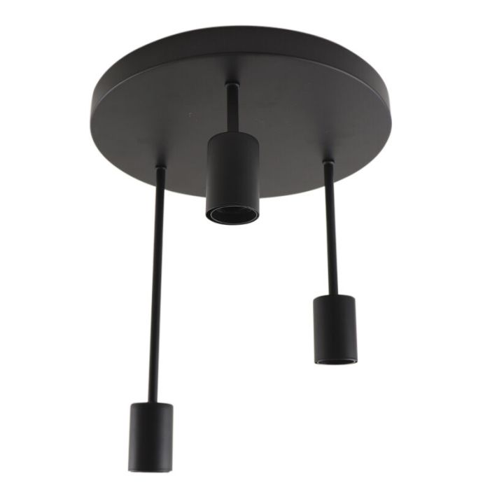 Aluminium taklampa svart, Swen