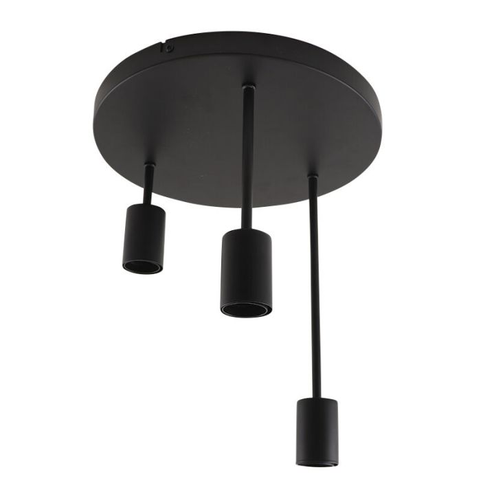 Aluminium taklampa svart, Swen