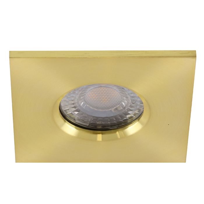 Modern infälld spotlight badrum mässing, Jule, IP65