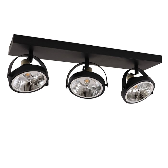Modern taklampa svart, Morris