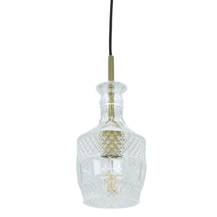 Design fönsterlampa transparent, Danny