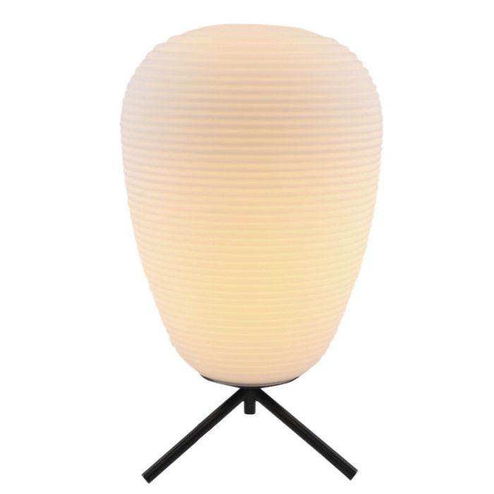 Modern bordslampa vit, Davide, med brytare