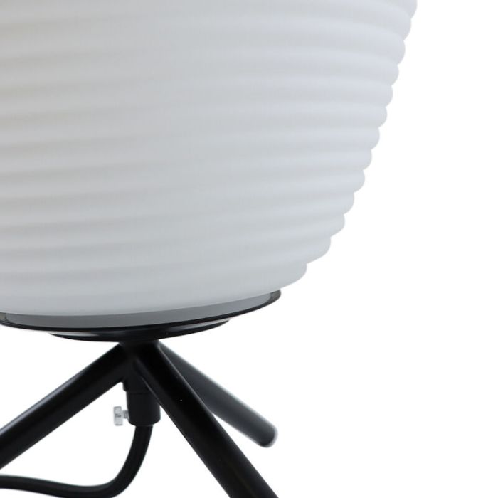 Modern bordslampa vit, Davide, med brytare
