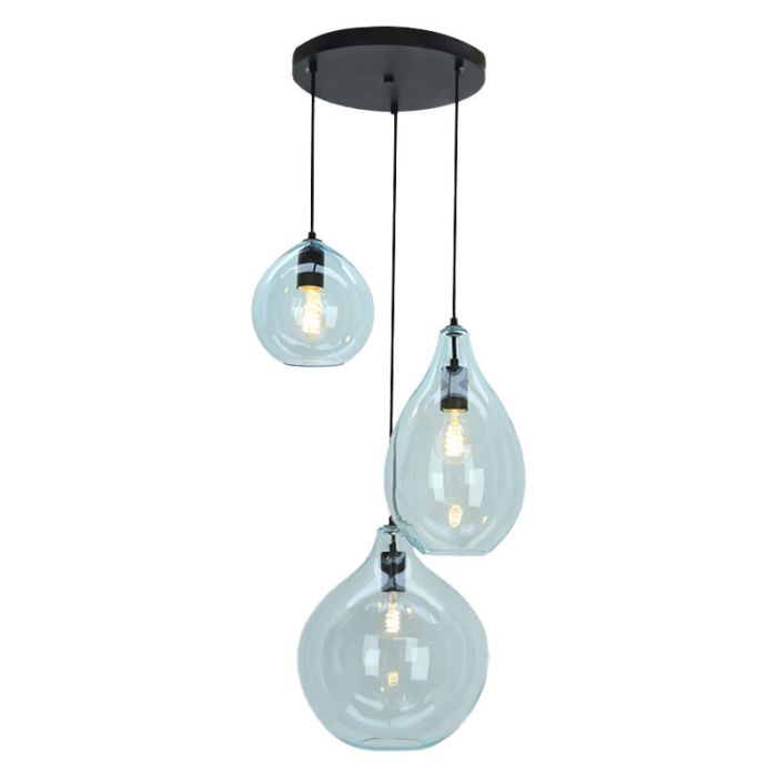 Design fönsterlampa blå, Cees