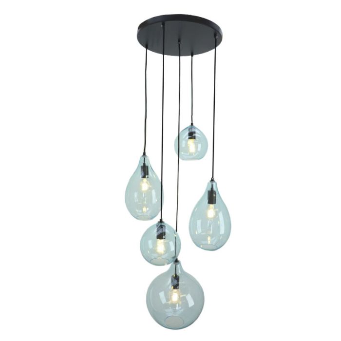 Design fönsterlampa blå, Cees