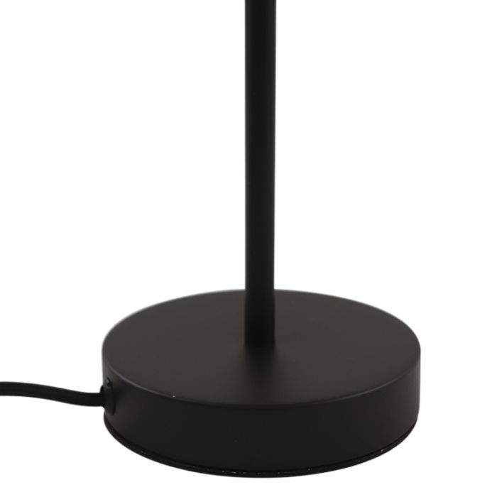Modern bordslampa bärnstensfärgad, Gaya, med brytare