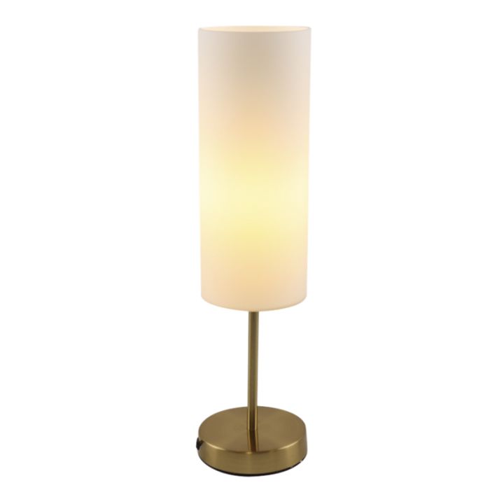 Modern bordslampa vit, Gaya, med brytare