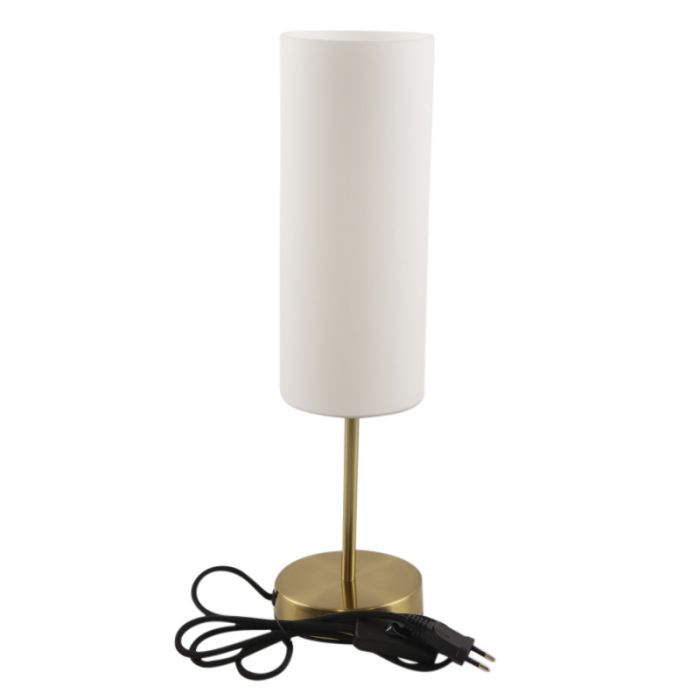 Modern bordslampa vit, Gaya, med brytare