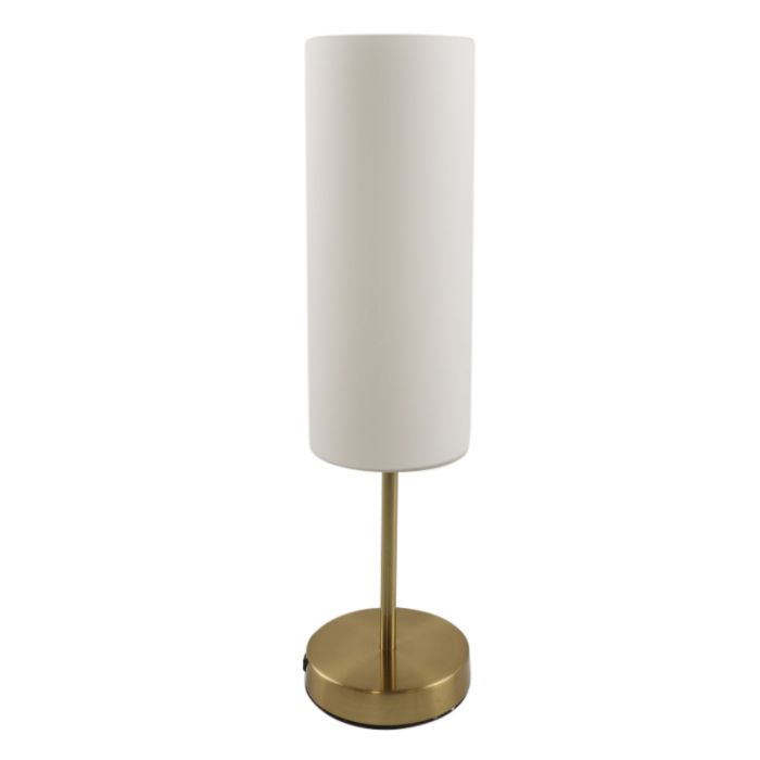 Modern bordslampa vit, Gaya, med brytare