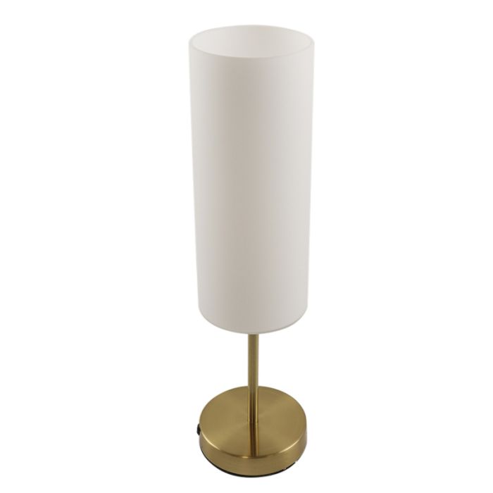 Modern bordslampa vit, Gaya, med brytare