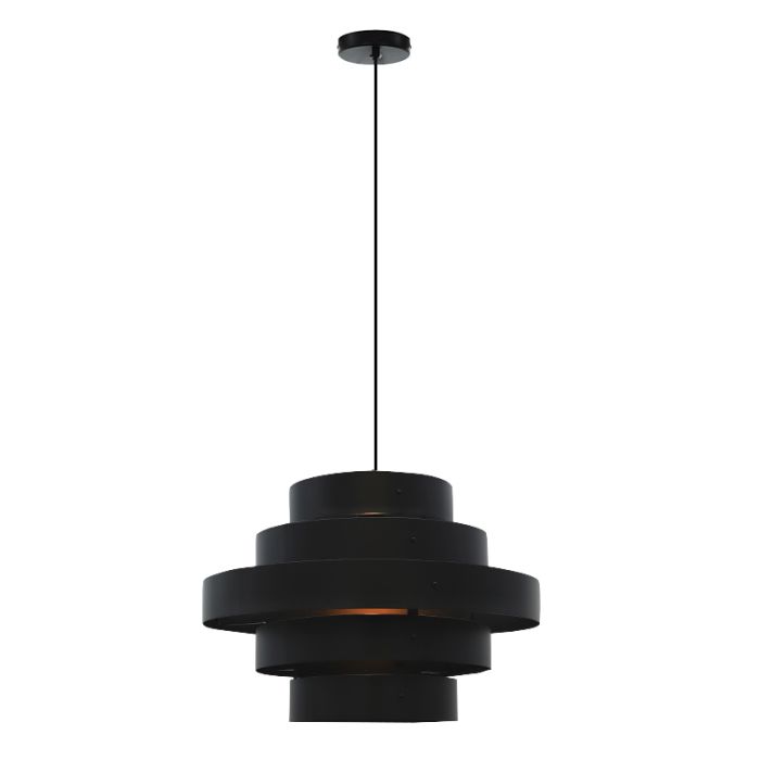 Rustik fönsterlampa svart, Jana
